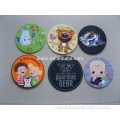 factory price embossed cute baby boy pattern silicone round bar mat